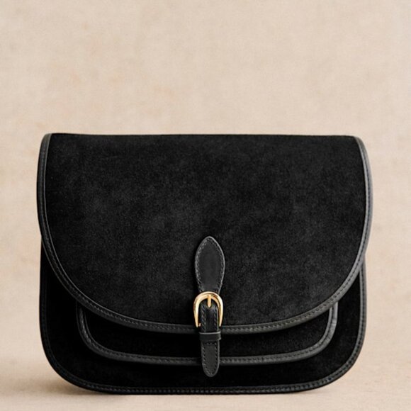 Sezane Large Roméo Bag Black - Size TU - Picture 1 of 4